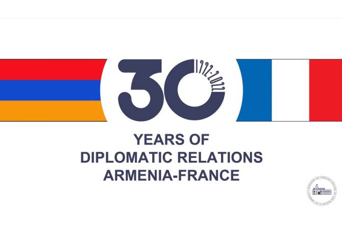 Armenia, France mark 30th anniversary of diplomatic relations