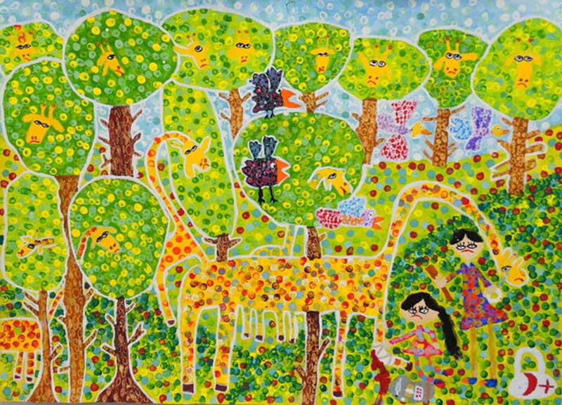 درخشش نقاشی‌های کودکان ایرانی در ژاپن