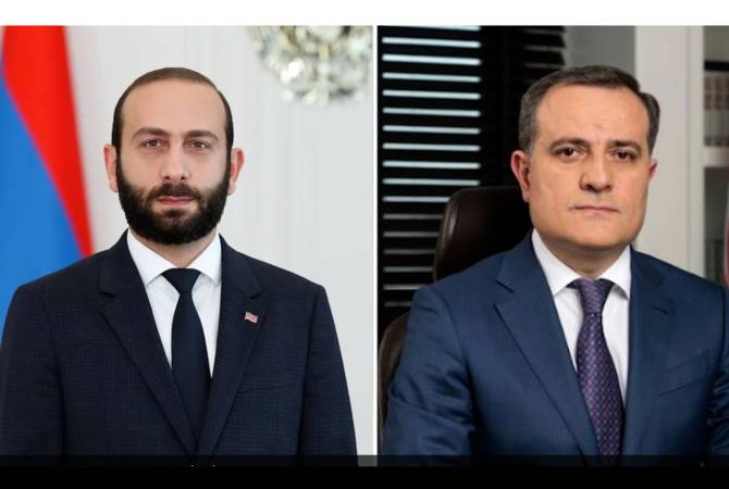 Armenian, Azerbaijani FMs exchange views on issues related to the preparation for peace talks