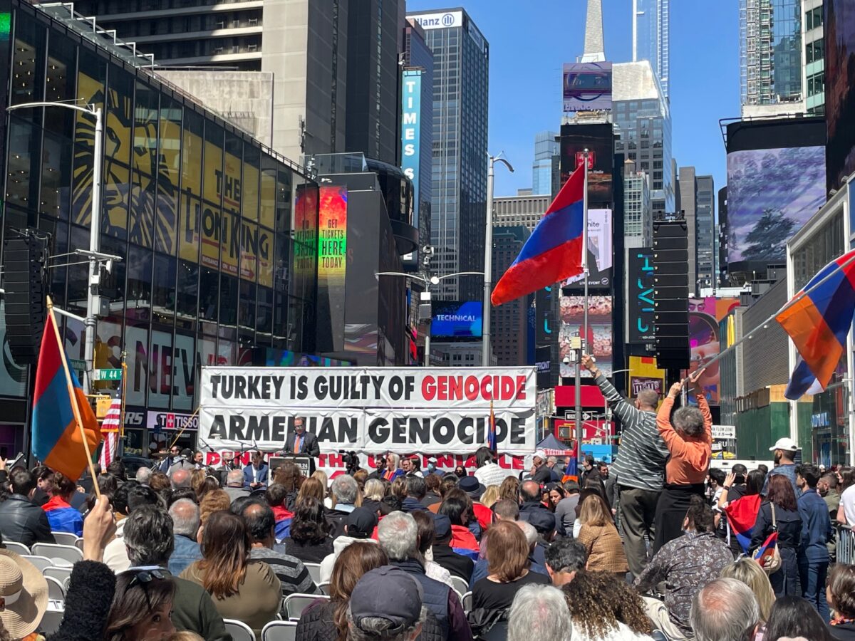 Armenian Genocide commemorated in Times Square