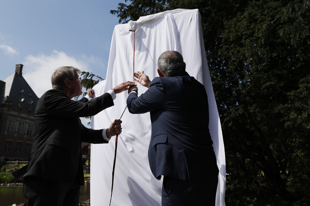 Video - Armenian khachkar inaugurated at Peace Palace in The Hague