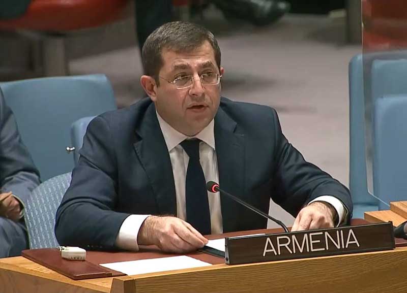 ՄԱԿ-ում Հայաստանի մշտական ներկայացուցիչը ելույթ է ունեցել Անվտանգության խորհրդում