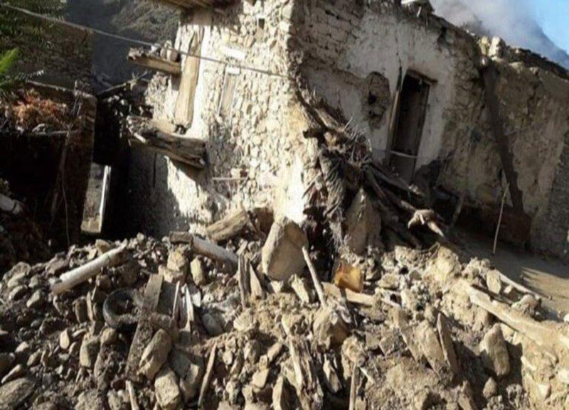 زمین لرزه 6/1 ریشتری در افغانستان با 1000 کشته و 1500 زخمی 