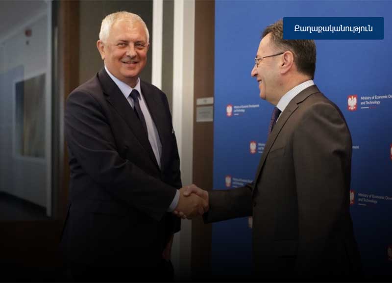 Քննարկվել են Հայաստանի և Լեհաստանի միջև տնտեսական կապերի զարգացմանն առնչվող հարցեր 