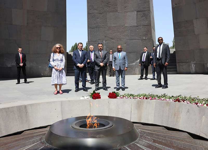 ՄԱԿ-ի Գլխավոր ասամբլեայի նախագահը հարգանքի տուրք է մատուցել Հայոց ցեղասպանության զոհերի հիշատակին