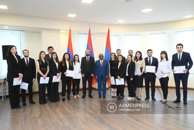 Graduates of the Diplomatic School have become the basis of Armenia’s foreign political service. FM Mirzoyan