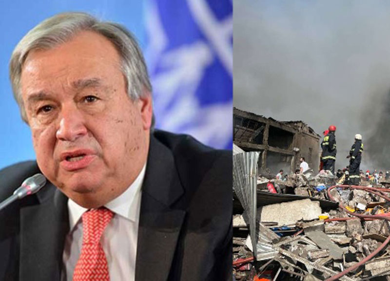 ՄԱԿ գլխավոր քարտուղարը ցավակցել է «Սուրմալու» առևտրի կենտրոնի պայթյունի զոհերի հարազատներին