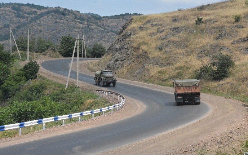 Traffic between Republic of Artsakh and Armenia now carried out through alternative route bypassing Berdzor