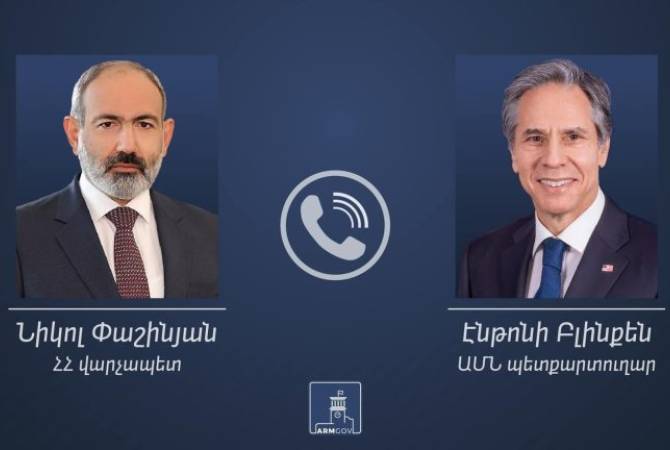 Pashinyan, Blinken discuss UN Security Council meeting convened after Azerbaijani attack on Armenia