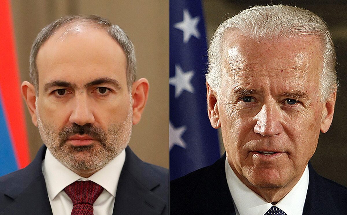 Recent hostilities underscore the need to redouble our diplomacy, Joe Biden tells Armenia’s Pashinyan