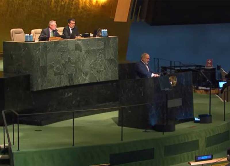 Նիկոլ Փաշինյանը ՄԱԿ-ի ամբիոնից հրապարակային հարց հասցեագրեց Իլհամ Ալիևին