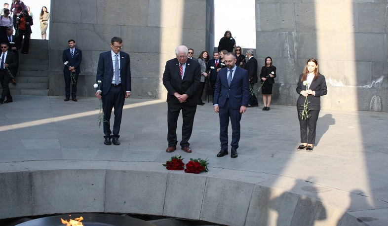 US Congress House of Representatives delegation visits Armenian Genocide Memorial in Yerevan