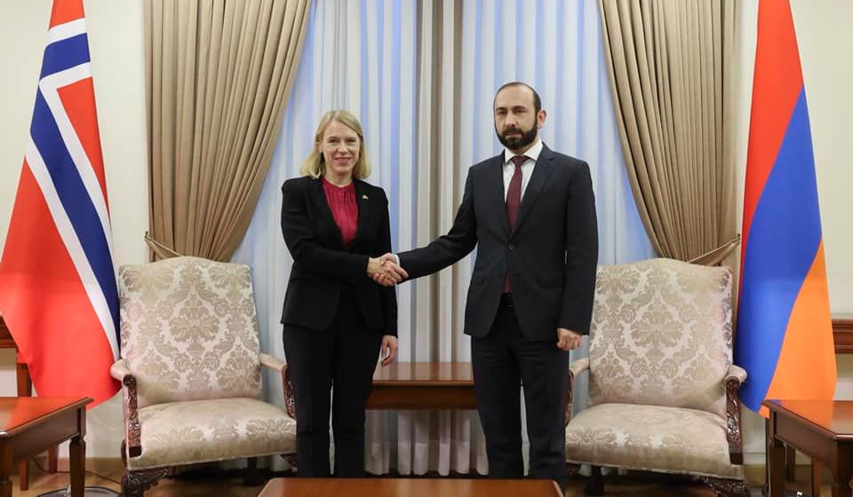 Official visit of Foreign Minister of Norway kicks off in Yerevan
