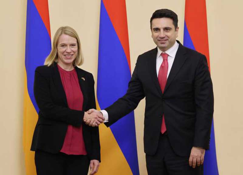 Հայաստանի տարածքից ադրբեջանական ԶՈՒ-ի դուրսբերումն առաջնահերթ է. ՀՀ ԱԺ նախագահը՝ Նորվեգիայի ԱԳ նախարարին