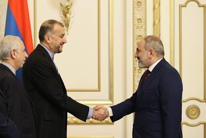 Armenia, Iran to define cooperation roadmap: PM Pashinyan receives Iranian FM