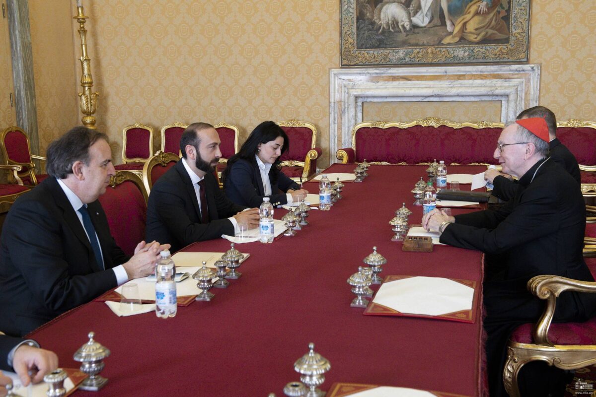 Armenian FM, briefs Vatican’s Secretary of State on recent Azerbaijani aggression
