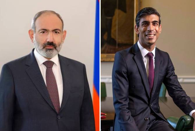 Pashinyan congratulates new UK PM on assuming office