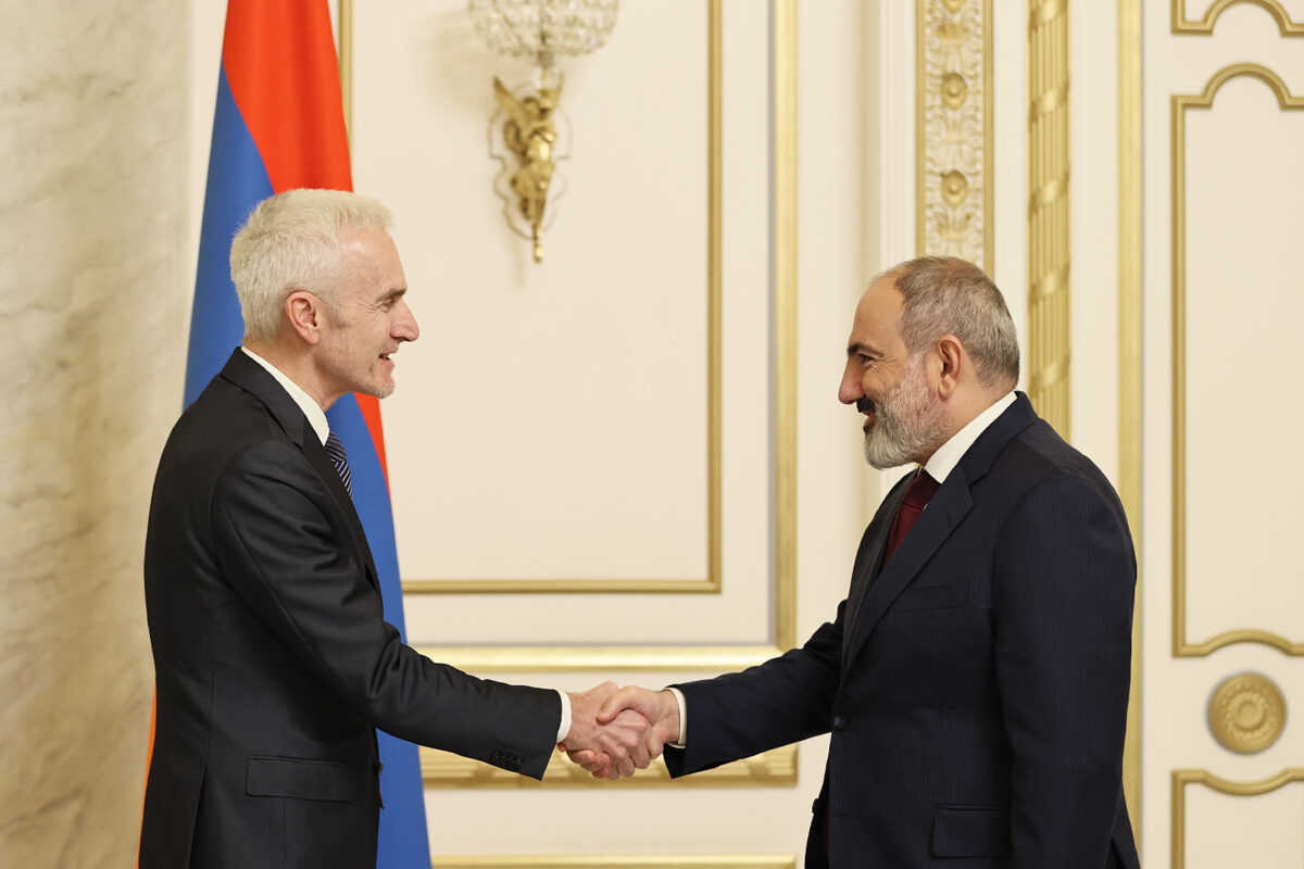 Armenian PM receives Interpol chief Jürgen Stock