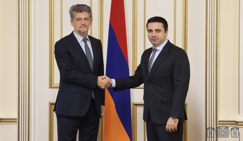 Alen Simonyan receives Garo Paylan: we highly appreciate your pro-Armenian and important activities