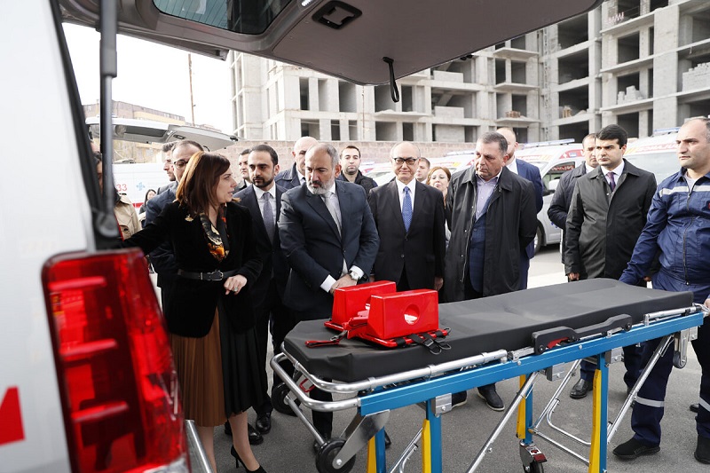 Japan donates 39 ambulances to Armenia