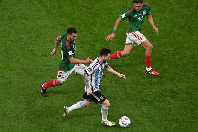 بازی آرژانتین و مکزیک به روایت آمار