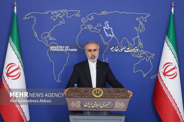 کنعانی در نشست خبری: ایران هیچ همکاری با کمیته سیاسی حقیقت‌یاب نخواهد داشت