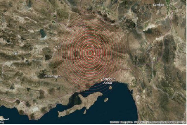 ثبت ۹ زلزله در استان هرمزگان/قصرشیرین با زلزله ۳.۸ لرزید