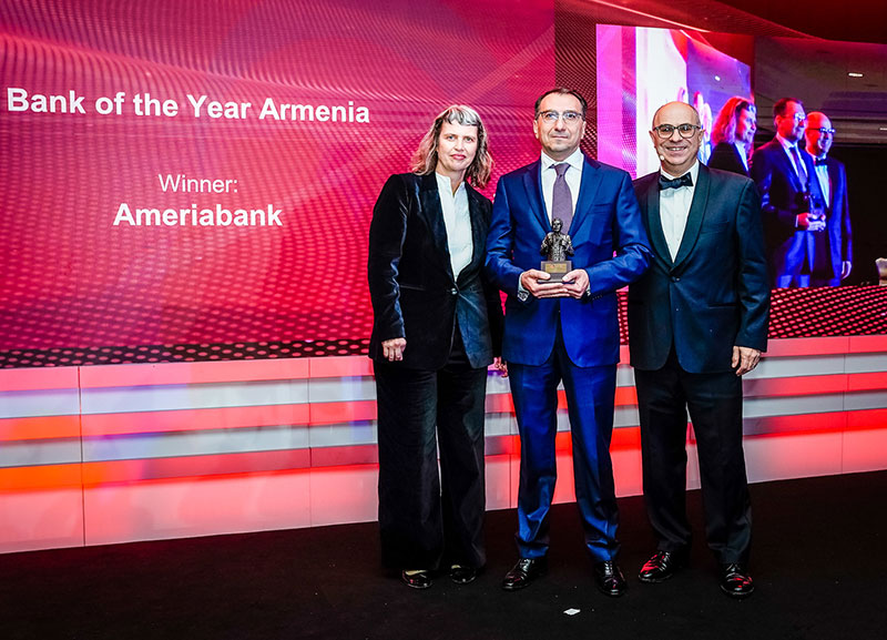 Ամերիաբանկը ճանաչվել է 2022 թ. տարվա բանկը Հայաստանում The Banker ամսագրի կողմից  