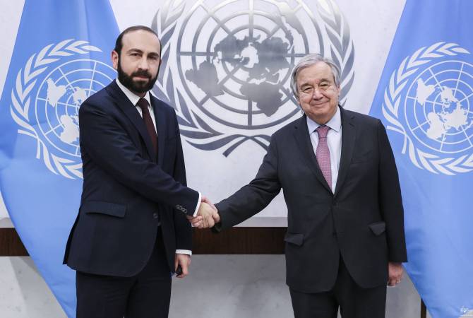 Armenian FM briefs UN Secretary-General on latest regional developments
