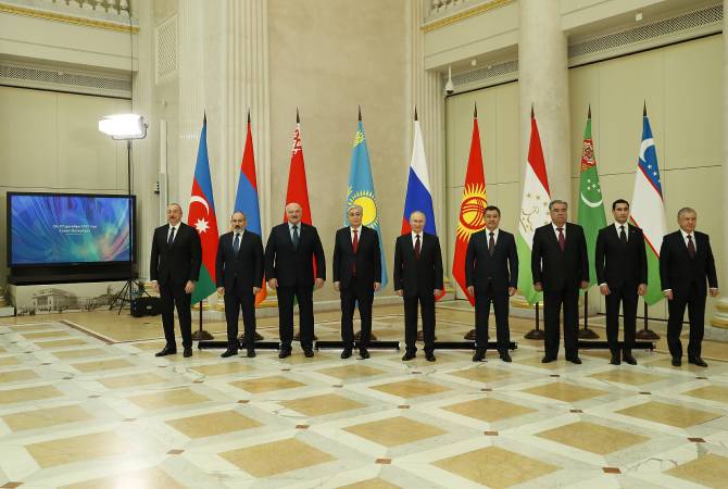 PM Pashinyan participates in  informal summit of  heads of CIS member states