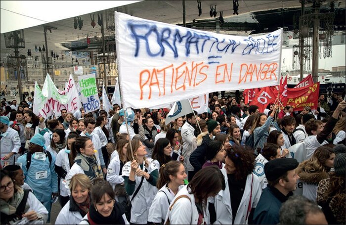 اعتصاب یک هفته‌ای پزشکان در فرانسه