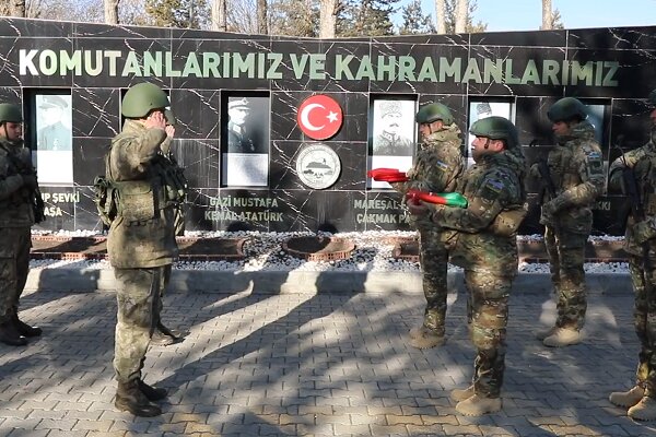 نظامیان جمهوری آذربایجان وارد ترکیه شدند