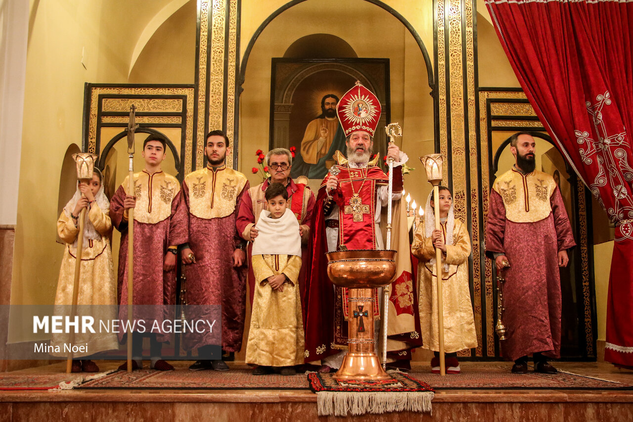 Թավրիզի Ս. Մարիամ Աստվածածին եկեղեցում, տեղի է ունեցել հայ քրիստոնյաների ամանորյա տոնակատարություն