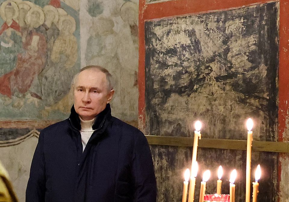 پوتین از کلیسای ارتدوکس برای حمایت از ارتش تشکر کرد