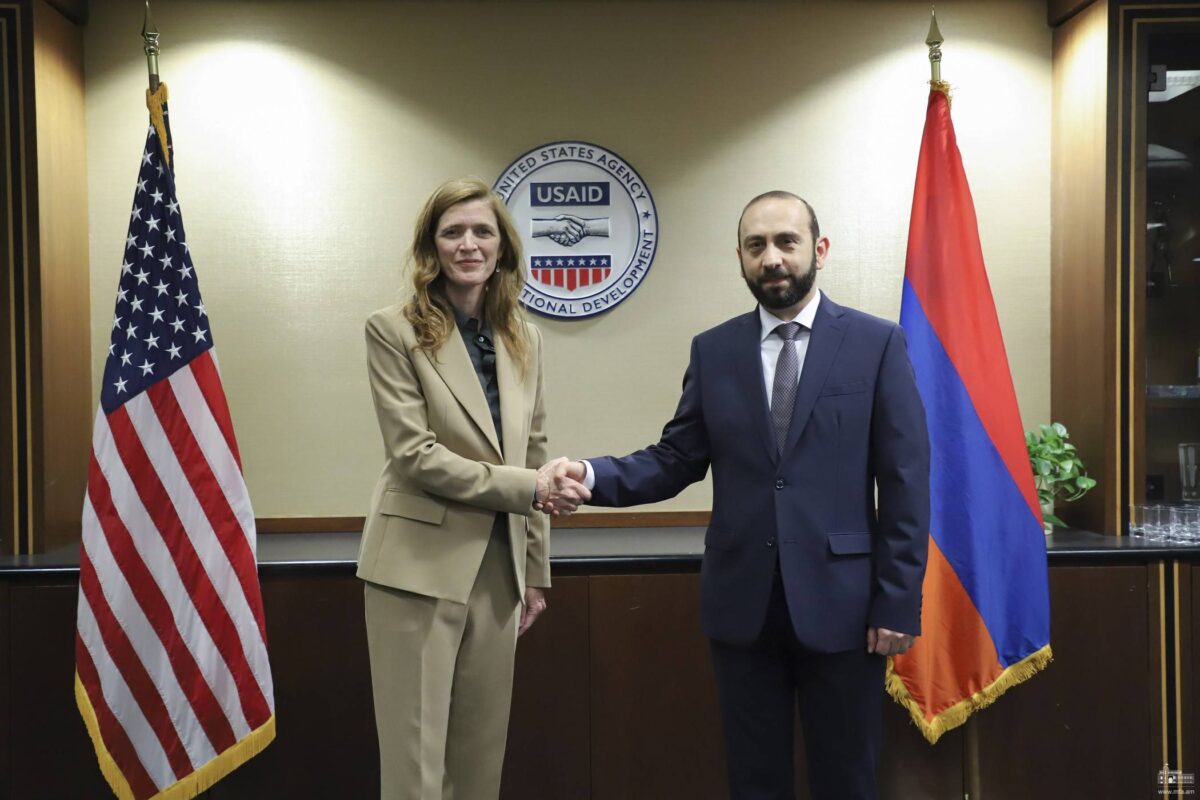 Armenian FM briefs USAID’s Samantha Power on worsening humanitarian situation in Artsakh