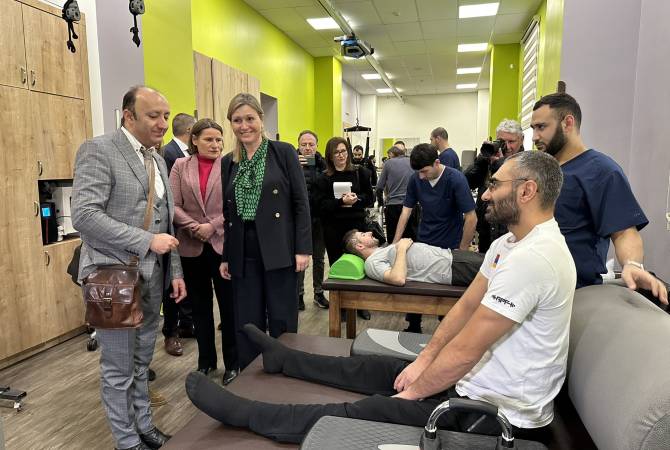 President of the National Assembly of France visits Soldier’s House Rehabilitation Center 