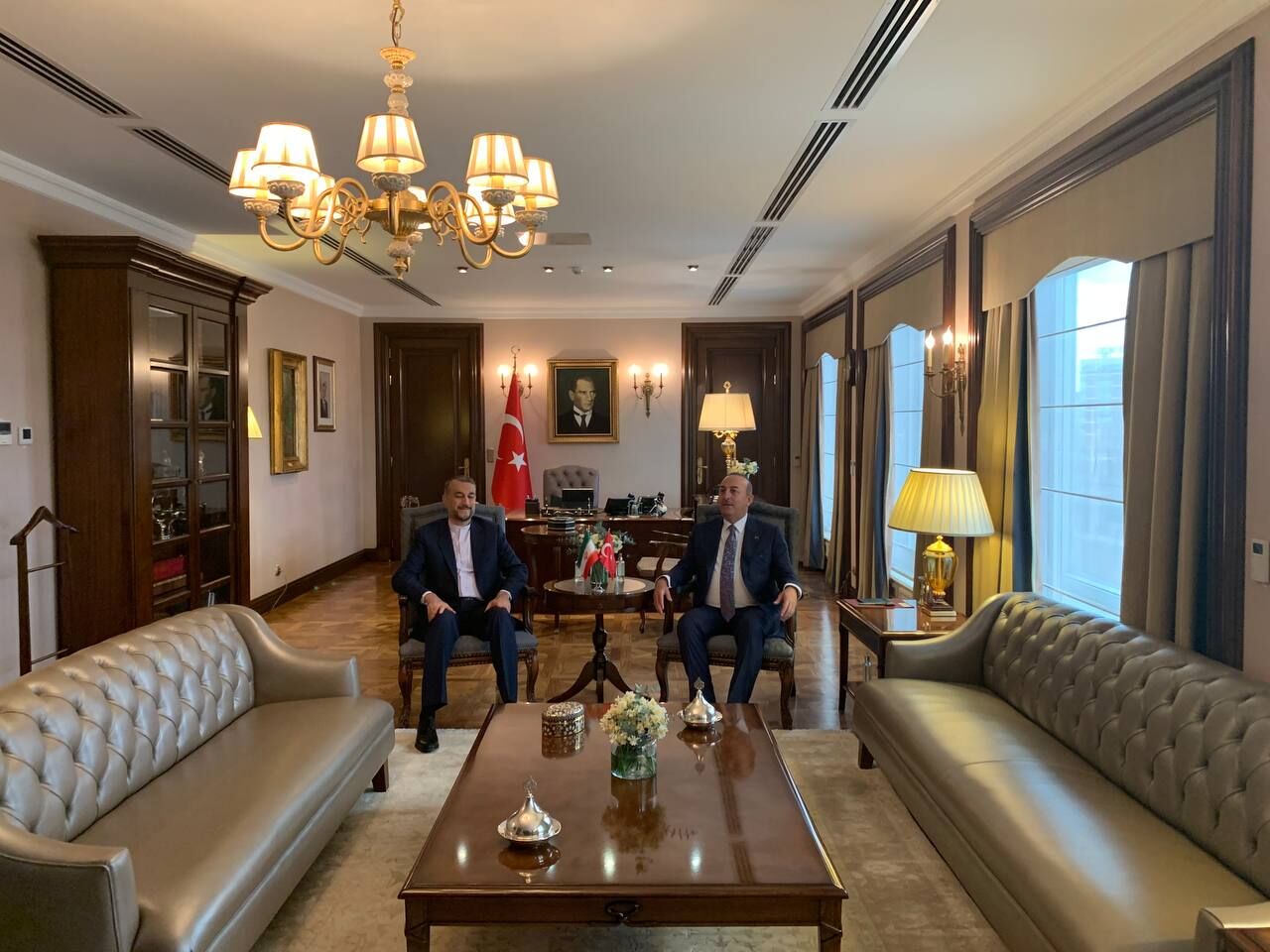 Iran FM meets Turkish counterpart