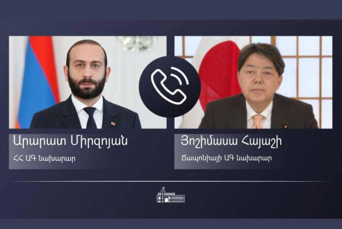 Azerbaijan's actions are aimed at subjecting people of NK to ethnic cleansing. FM Mirzoyan to his Japanese counterpart