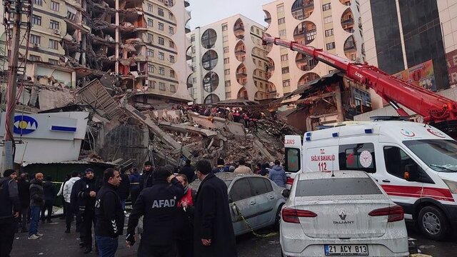 وقوع زلزله ۷.۸ ریشتری در ترکیه و سوریه ۱۷۵ کشته و ۷۷۰ مصدوم تاکنون