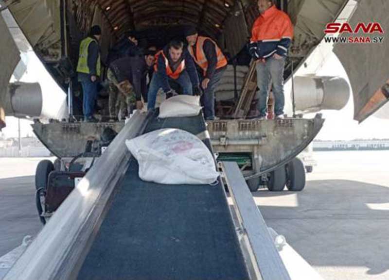 Հումանիտար օգնությամբ հայկական երկրորդ ինքնաթիռը վայրէջք է կատարել Հալեպի օդանավակայանում