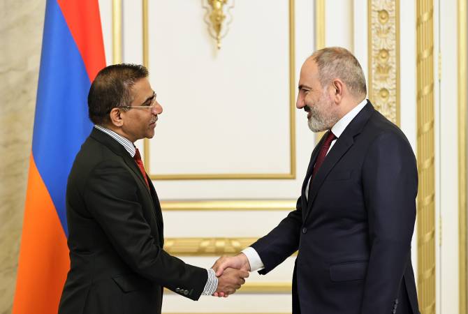 Armenia interested in continually realizing untapped potential in relations with India – Pashinyan tells outgoing envoy