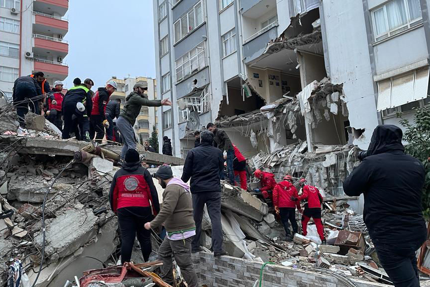 امدادگران ۸۸ کشور در عملیات نجات پس از زلزله ترکیه مشارکت کردند