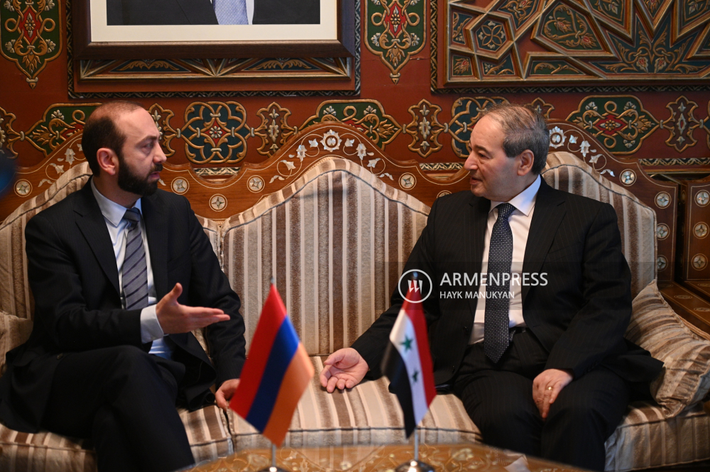 FM Fayssal Mikdad appreciates noble stance of solidarity of Armenia with Syrian people