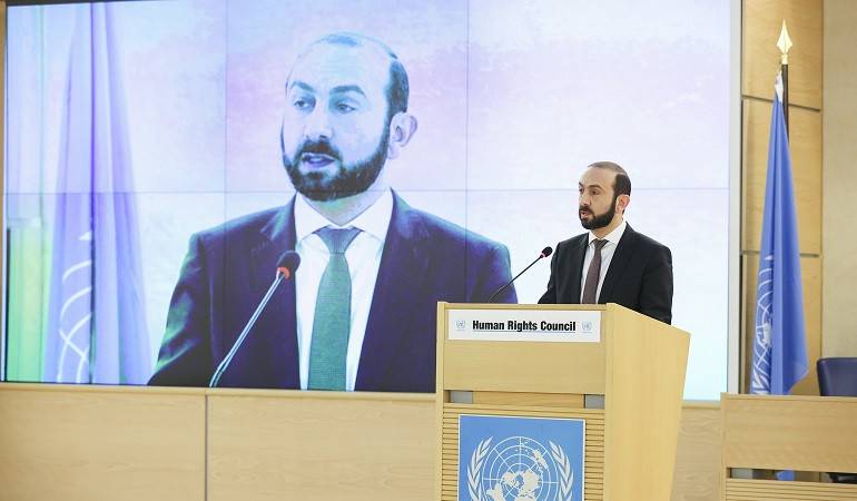 Video - Statement by Minister for Foreign Affairs of Armenia Ararat Mirzoyan at Human Rights Council 52nd Session