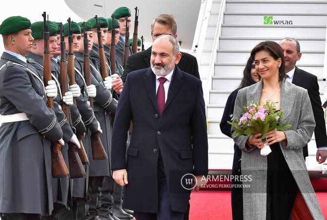 Video - PM Nikol Pashinyan arrives in Germany