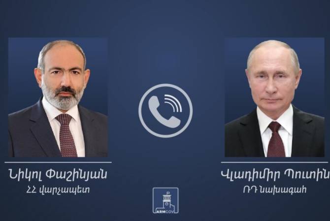 Pashinyan holds phone call with Putin