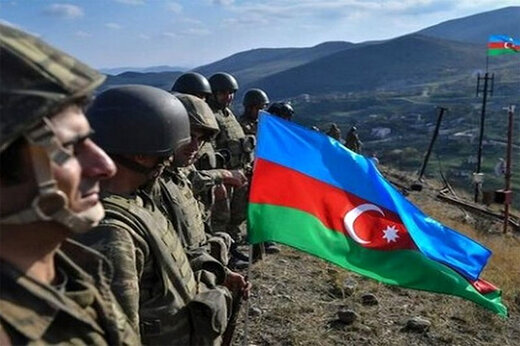  شیطنت نیروهای ارتش آذربایجان در نزدیکی مرز ایران و ارمنستان