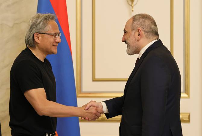 PM Pashinyan receives the President and CEO of Nvidia company Jensen Huang