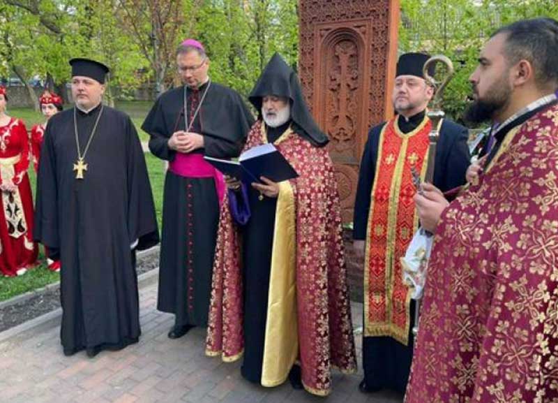 Հայոց ցեղասպանության զոհերի հիշատակին Ուկրաինայում Սուրբ Պատարագներ են մատուցվել