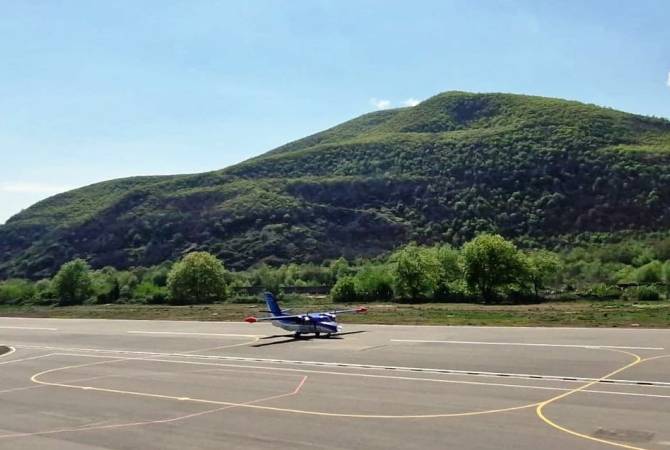 Video - Twin-engine plane landing in Syunik airport marks ‘historic’ moment
